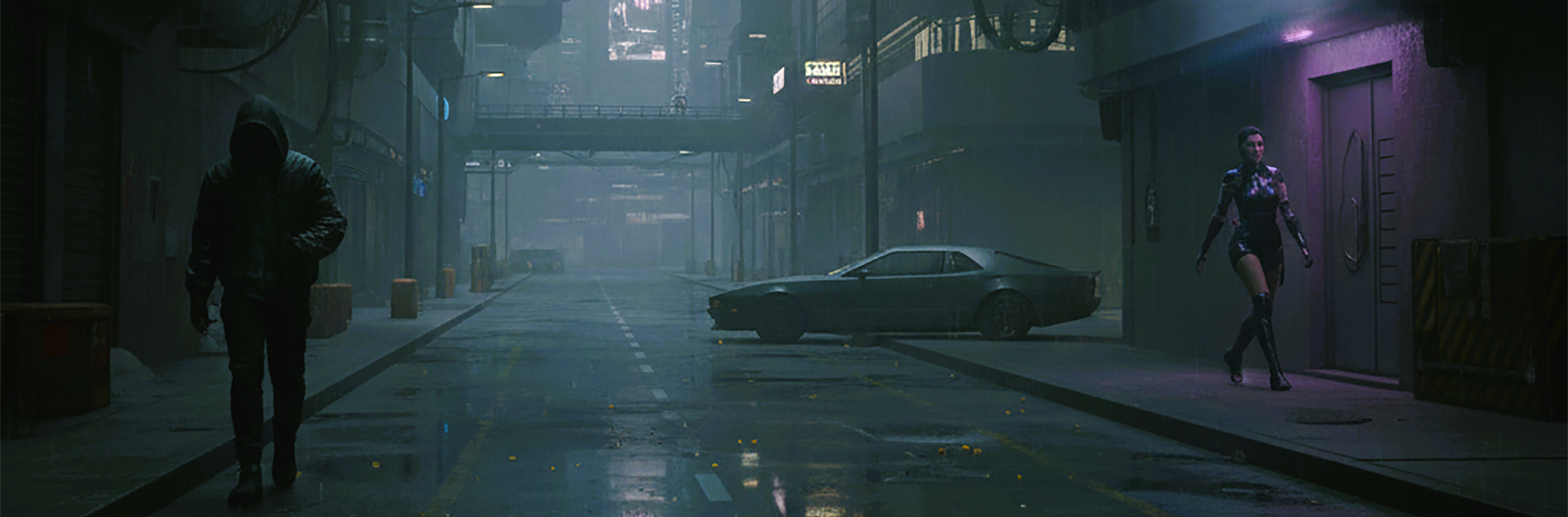 Cyberpunk Gasse